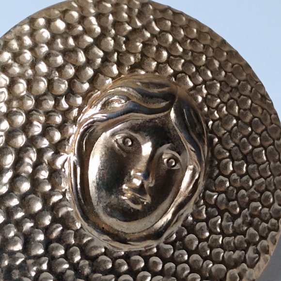 Vintage Lightweight Metal Scarf Slide - Picture 5 of 11